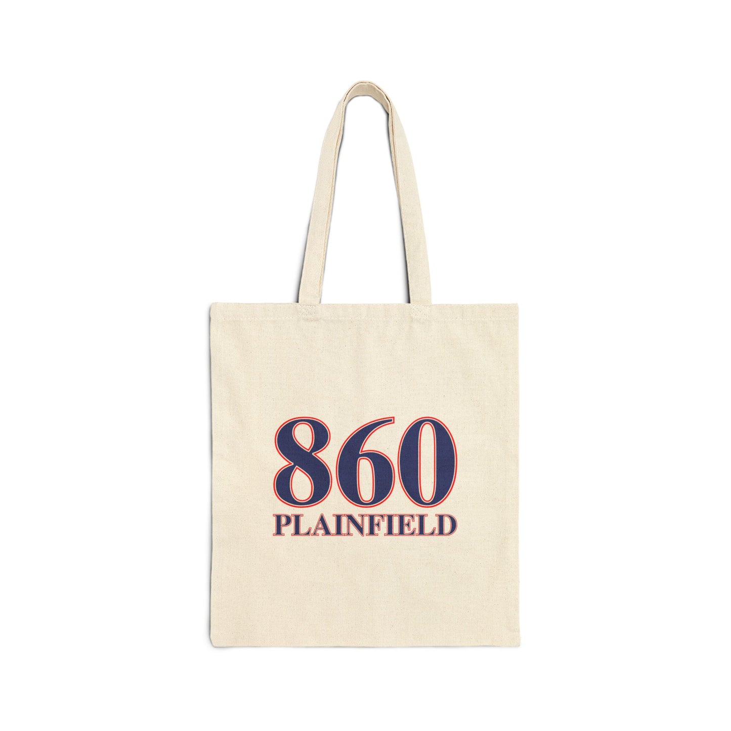 860 Plainfield Red, White & Blue Cotton Canvas Tote Bag