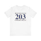 Beacon Falls 203 Connecticut Jersey Short Sleeve T-Shirt