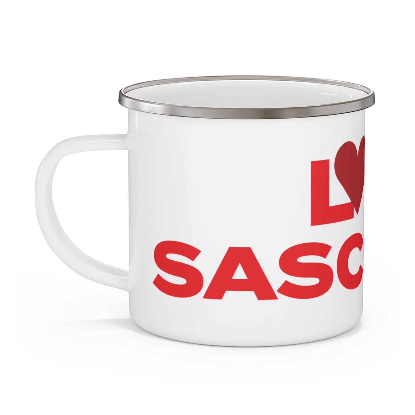 Love Sasco Hill Enamel Camping Mug