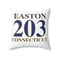 Easton 203 Connecticut Spun Polyester Square Pillow