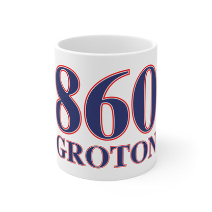 860 Groton Red, White & Blue Mug 11oz