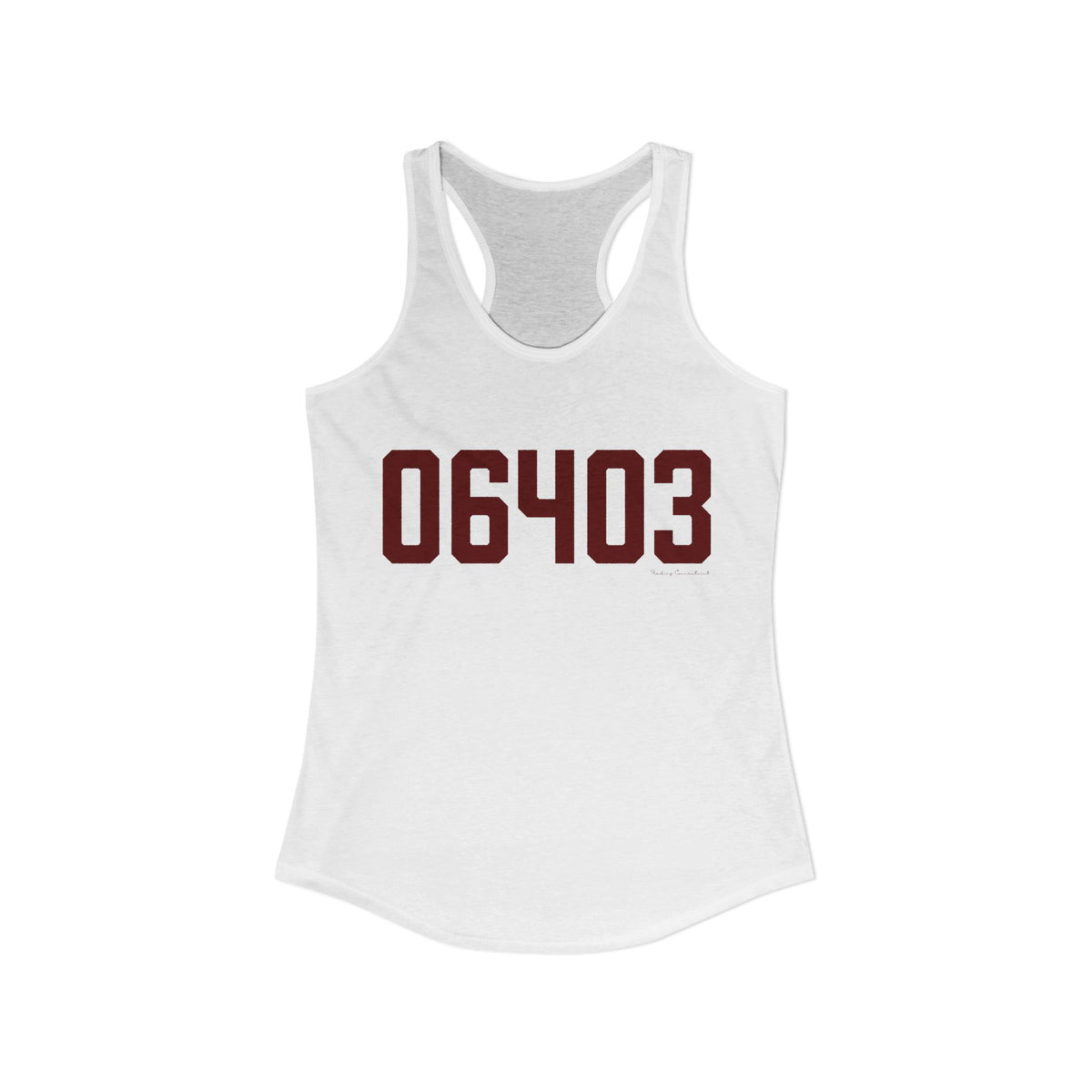 06403 Beacon Falls Connecticut Zip Code Women's Ideal Racerback Tank Top