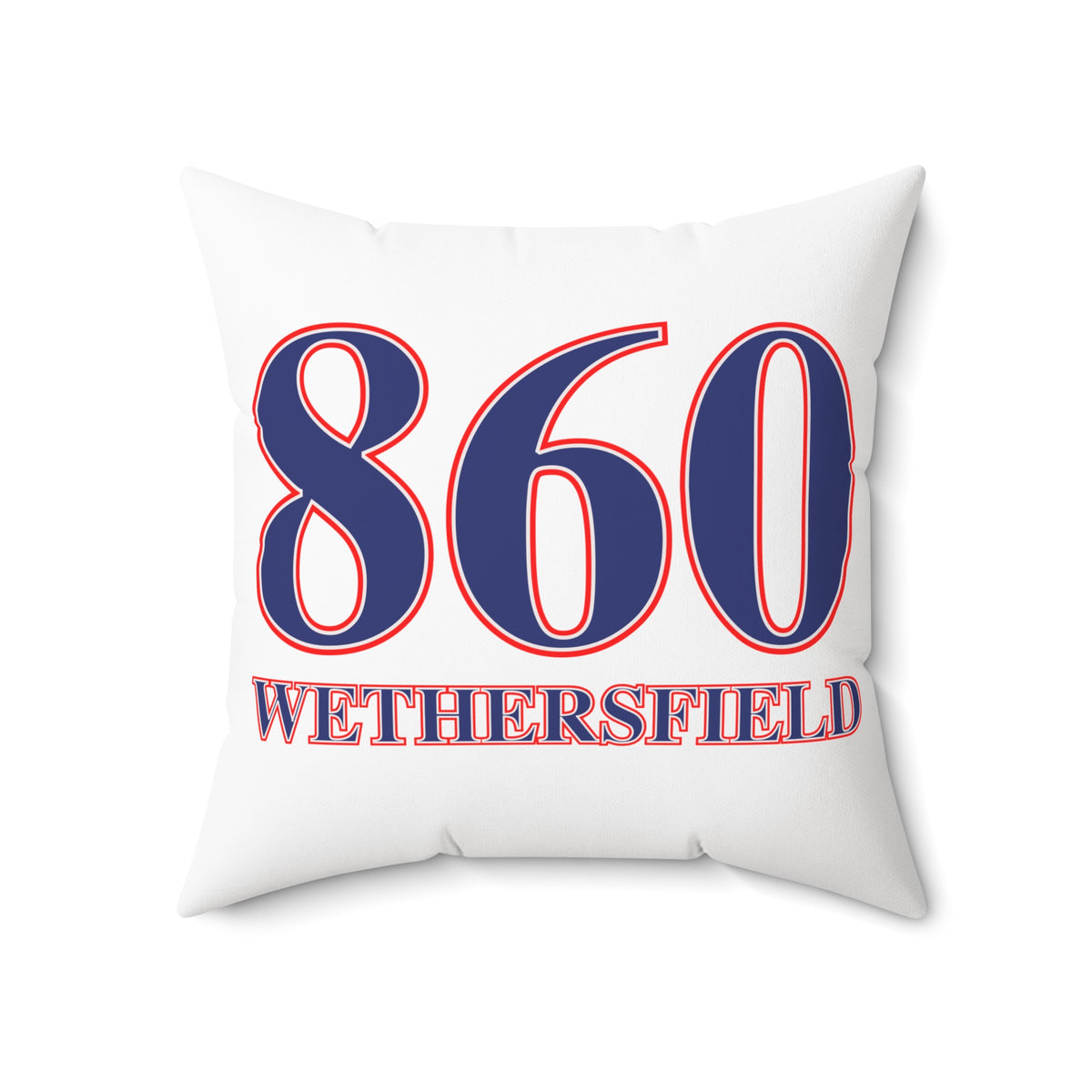 860 Wethersfield Red, White & Blue Spun Polyester Square Pillow