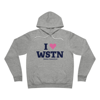 I Heart WSTN Unisex Sponge Fleece Pullover Hoodie