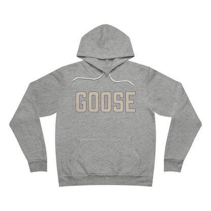 Goose Zip Code - Cream & Purple Unisex Sponge Fleece Pullover Hoodie