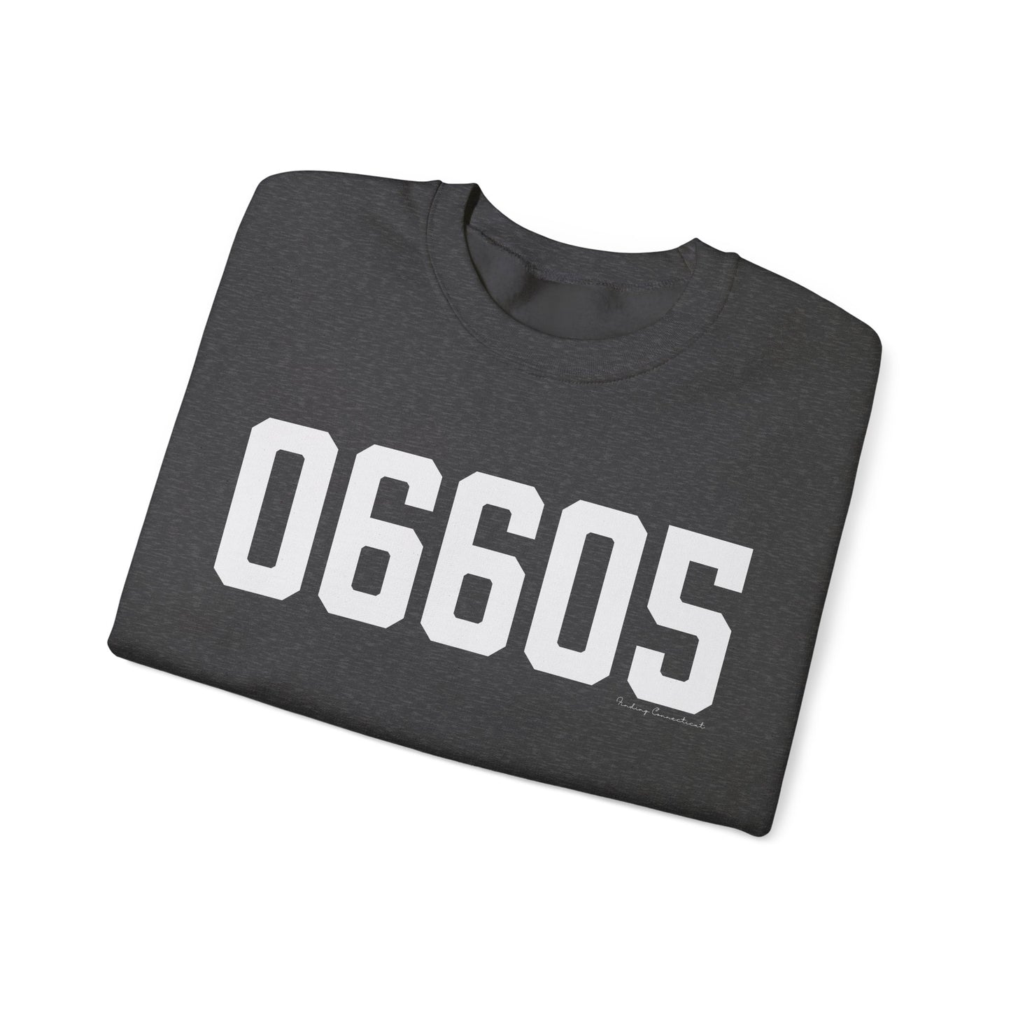 06605 Bridgeport CT Zip Code Unisex Heavy Blend™ Crewneck Sweatshirt