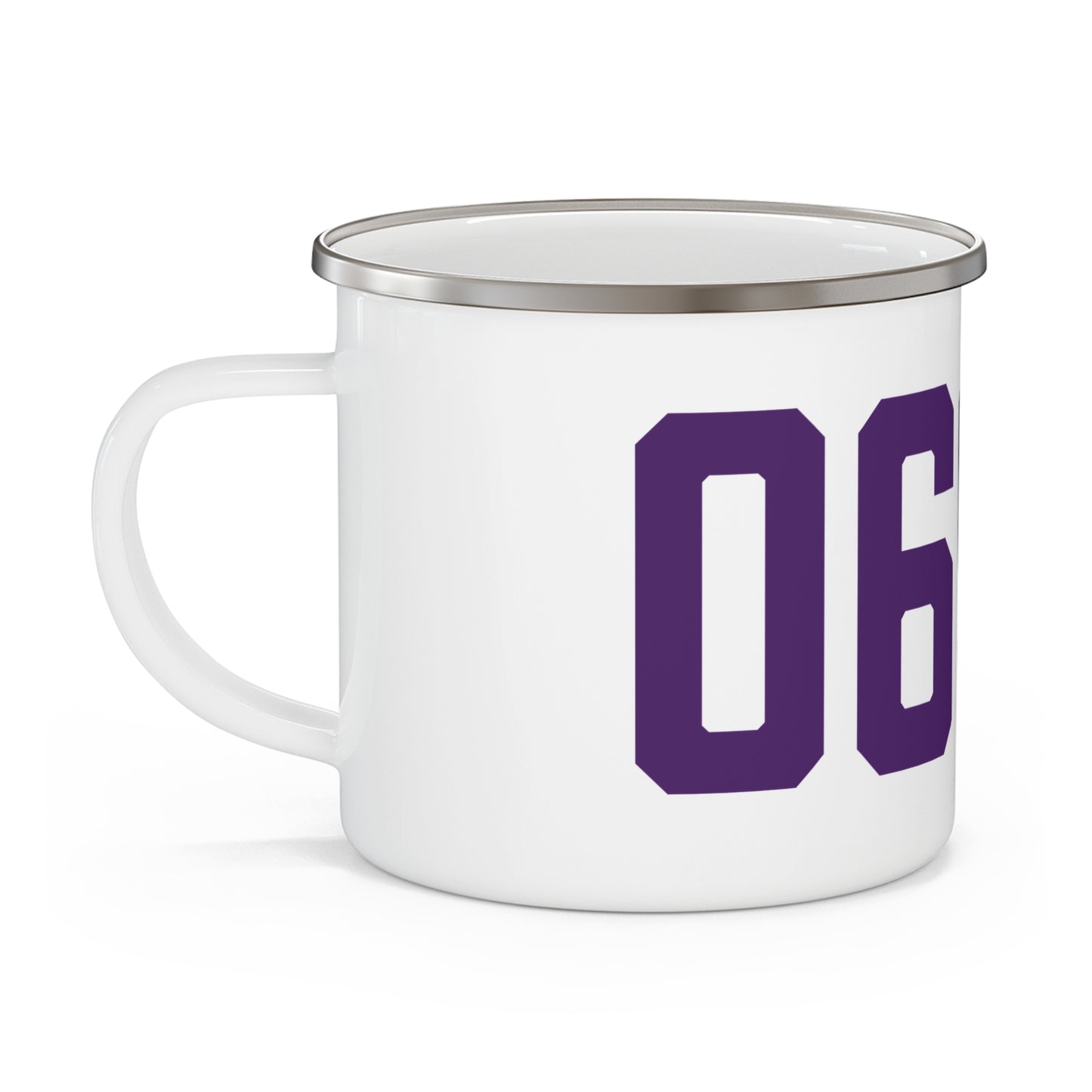 06901 Stamford Connecticut Zip Code Enamel Camping Mug