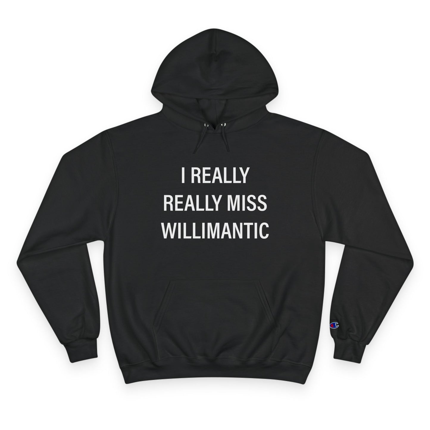 I Really Really Miss Willimantic Champion Hoodie