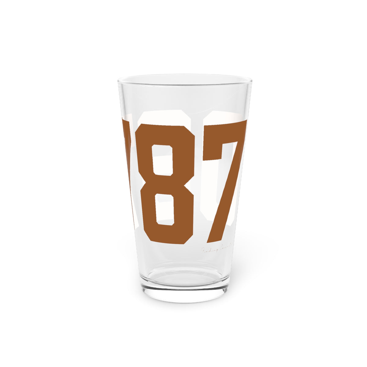 06787 Thomaston Connecticut Zip Code Pint Glass, 16oz