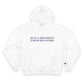 Just a kid from North Branford Champion Hoodie