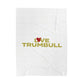 Love Trumbull Velveteen Plush Blanket