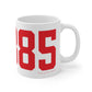 06385 Waterford Connecticut Zip Code Mug 11oz