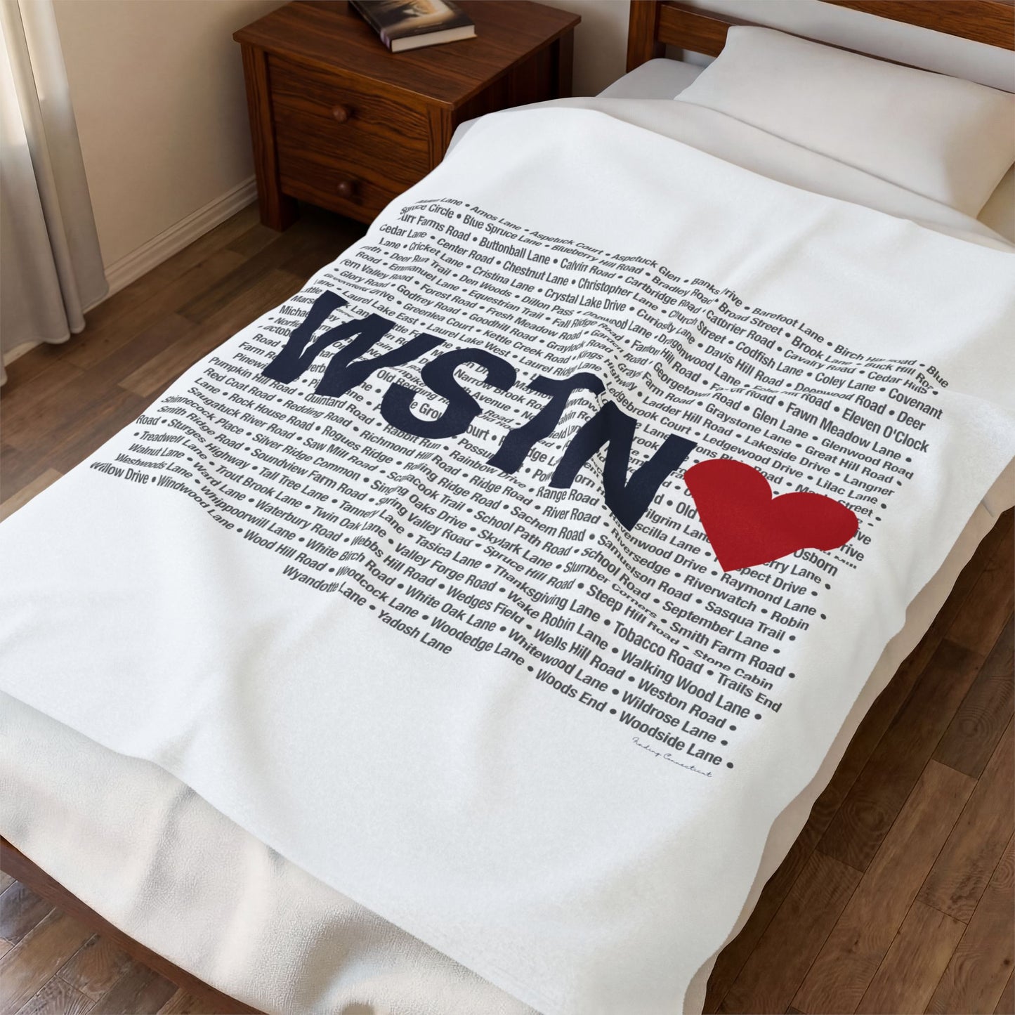 Weston Love Velveteen Plush Blanket