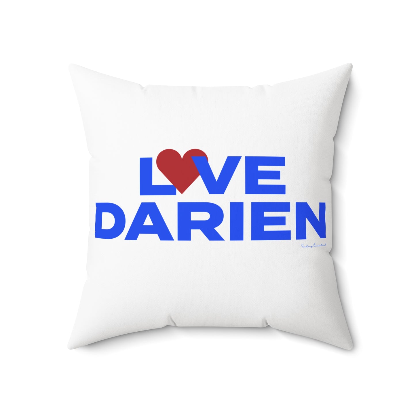 Love Darien Spun Polyester Square Pillow