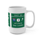 Vintage Merritt Parkway Exit 54 Sign Mug 15oz
