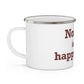 Norfolk is My Happy Place Enamel Camping Mug