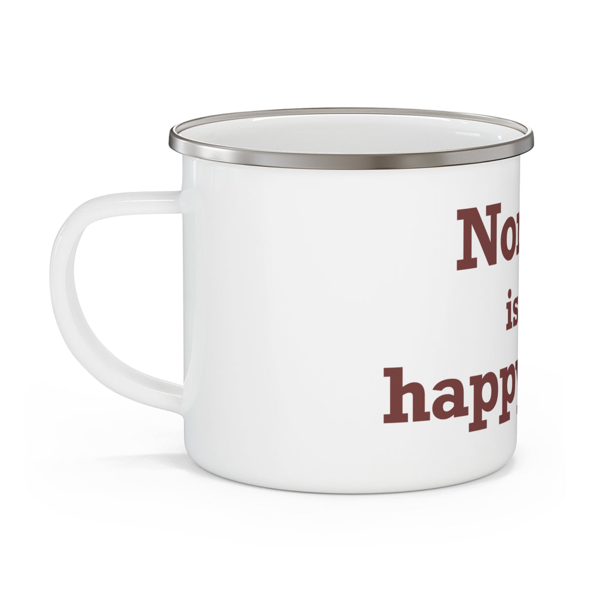 Norfolk is My Happy Place Enamel Camping Mug