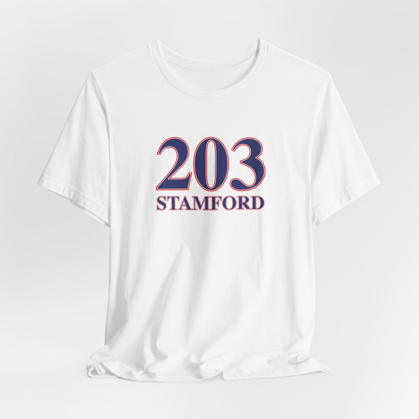 203 Stamford Red, White & Blue Unisex Jersey Short Sleeve T-Shirt