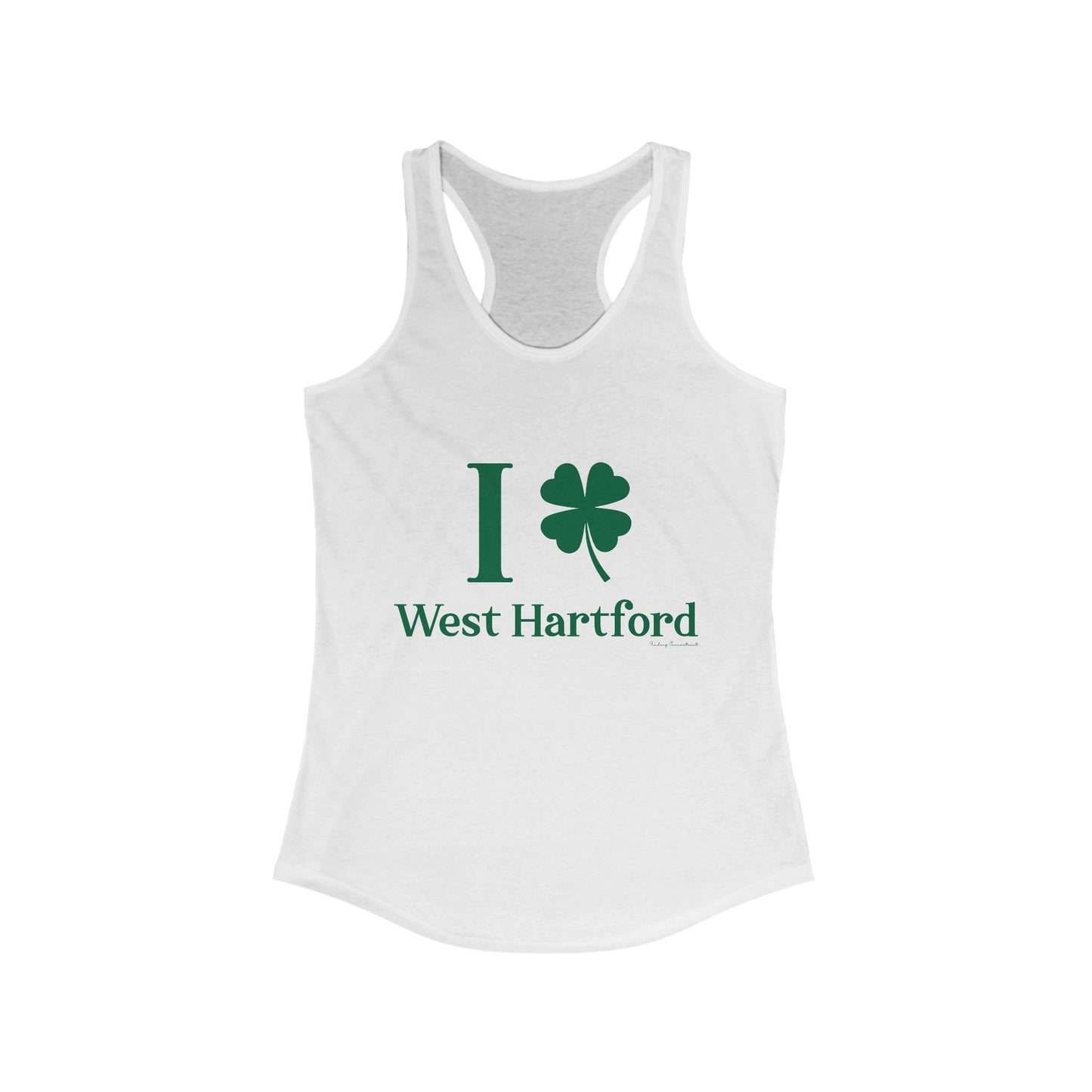 I Clover West Hartford Women's Ideal Racerback Tank