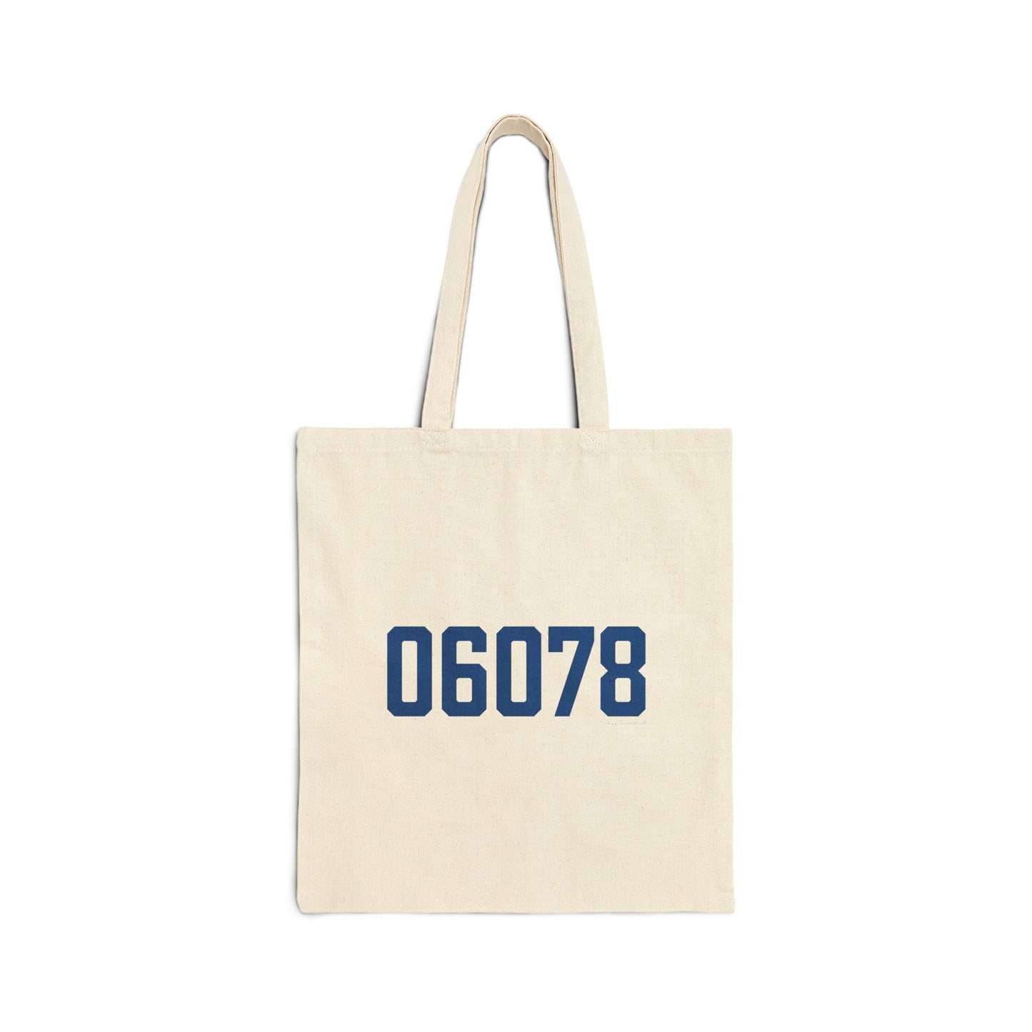 06078 Suffield Connecticut Zip Code Cotton Canvas Tote Bag
