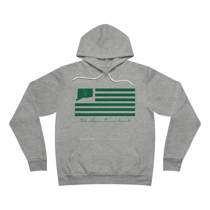 Old Lyme Connecticut St. Patrick’s Day Flag Unisex Sponge Fleece Pullover Hoodie