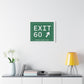 Vintage Exit 60 WCP Sign  Matte Canvas, Stretched, 1.25"