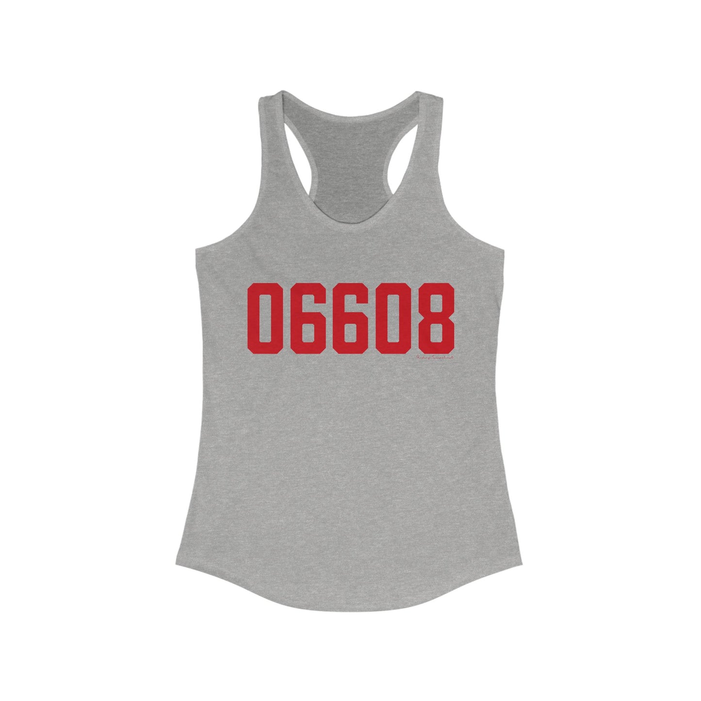 06608 Bridgeport Connecticut Zip Code Women's Ideal Racerback Tank Top
