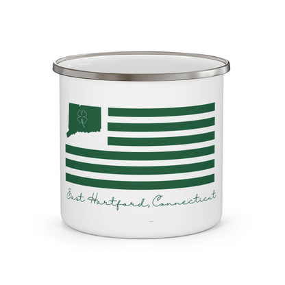 East Hartford Connecticut St. Patrick’s Day Flag Enamel Camping Mug
