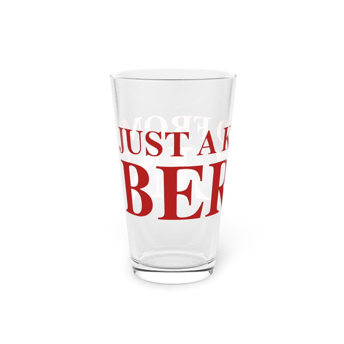 Just a kid from Berlin Pint Glass, 16oz