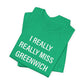 I Really Really Miss Greenwich Unisex Jersey Short Sleeve T-Shirt
