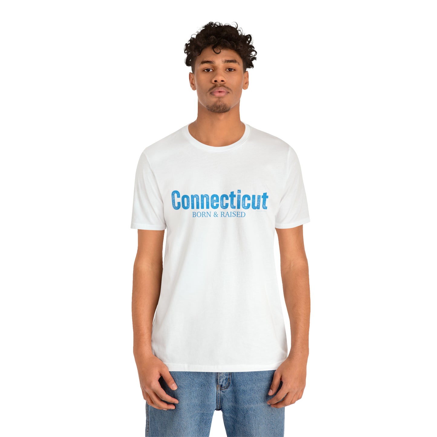 Connecticut Born & Raised Unisex Jersey Short Sleeve Tee