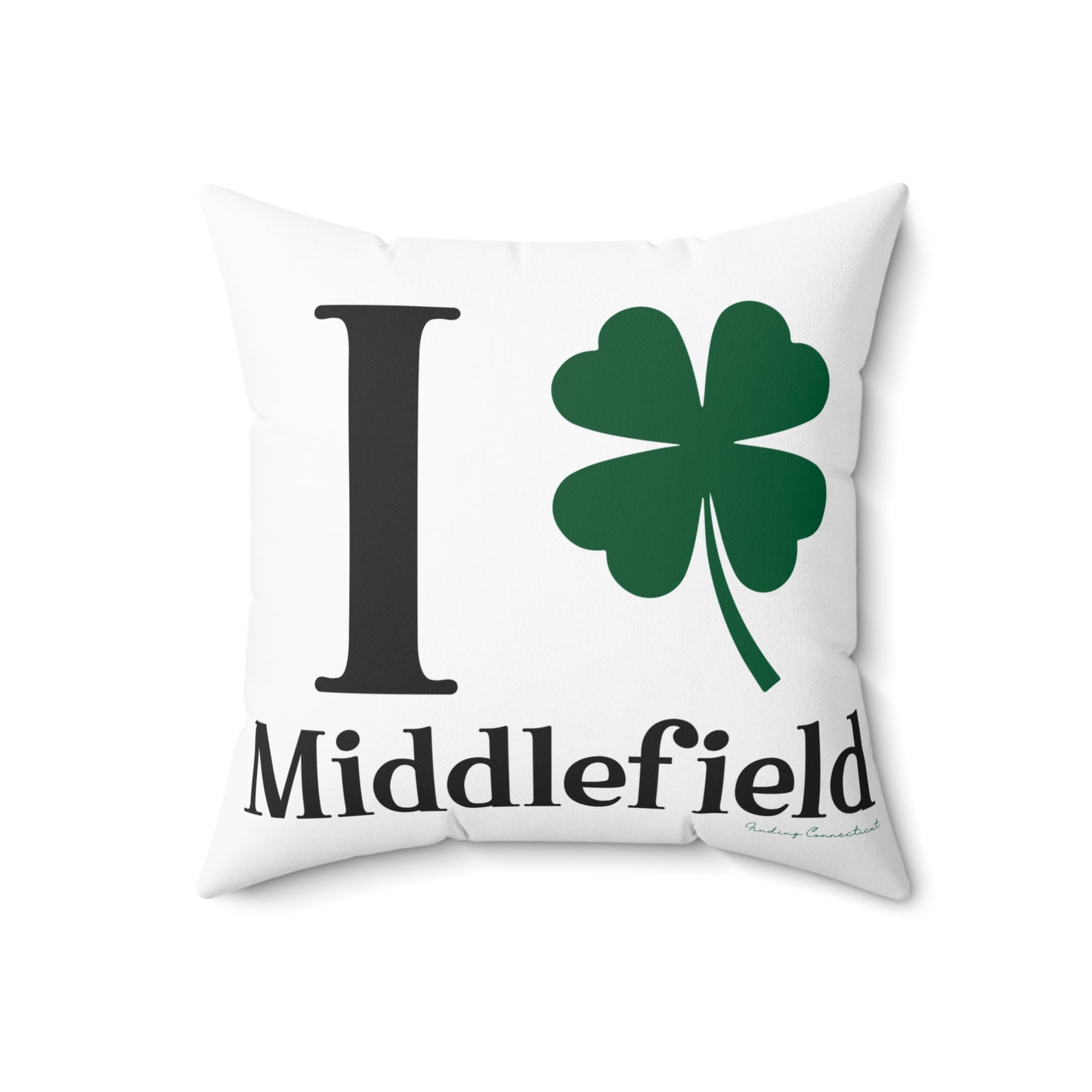 I Clover Middlefield Spun Polyester Square Pillow