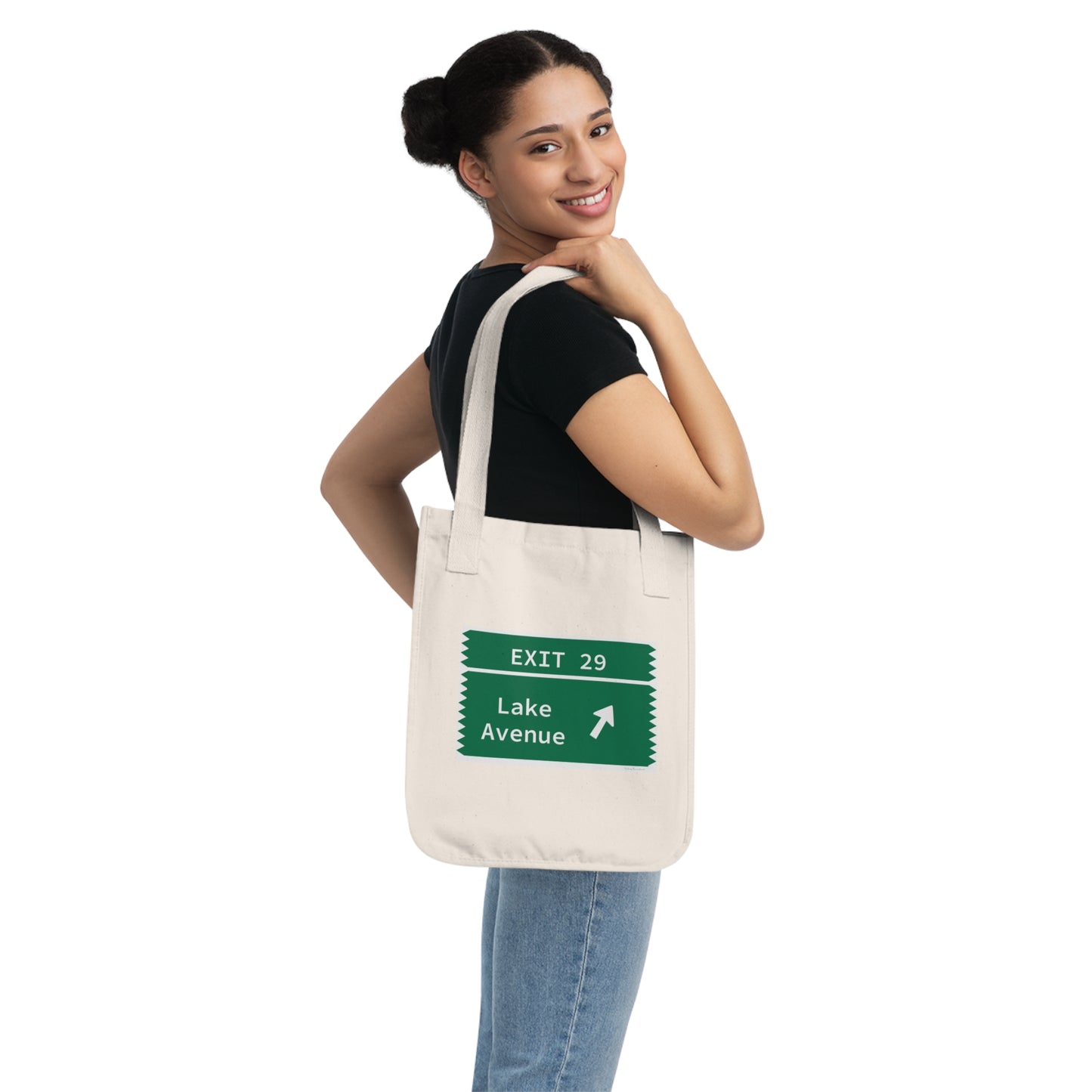 Vintage Merritt Parkway Exit 29 Sign Organic Canvas Tote Bag