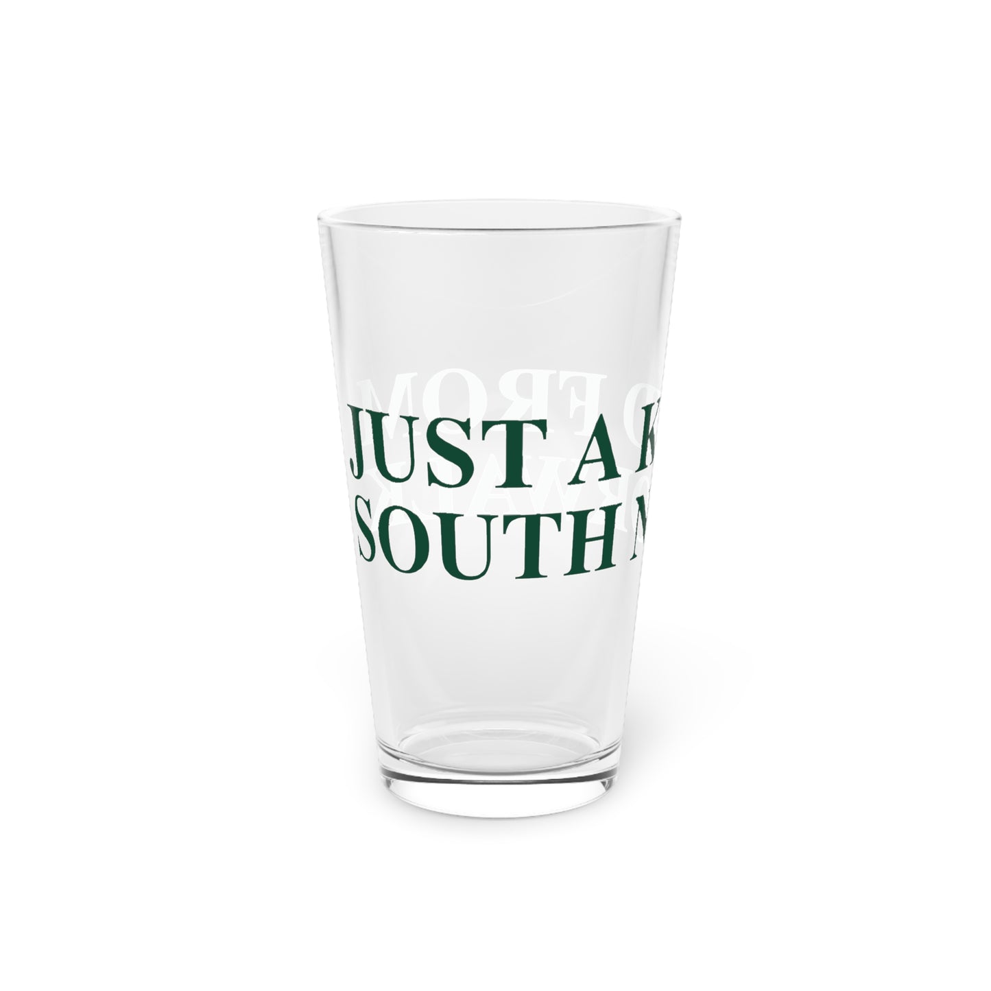 Just a kid from South Norwalk Pint Glass, 16oz