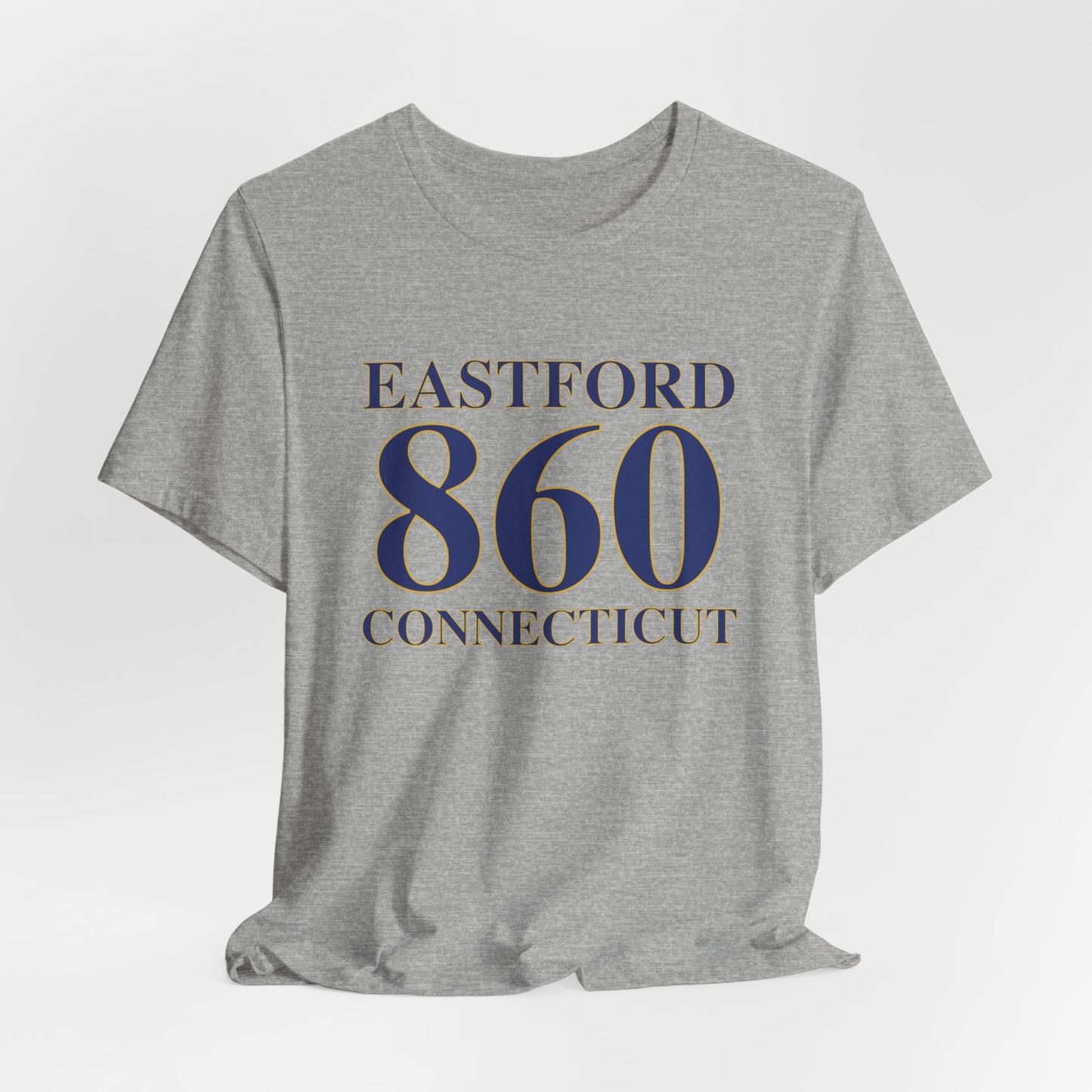Eastford 860 Connecticut Unisex Jersey Short Sleeve T-Shirt