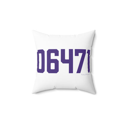 06471 North Branford Connecticut Zip Code Polyester Square Pillow