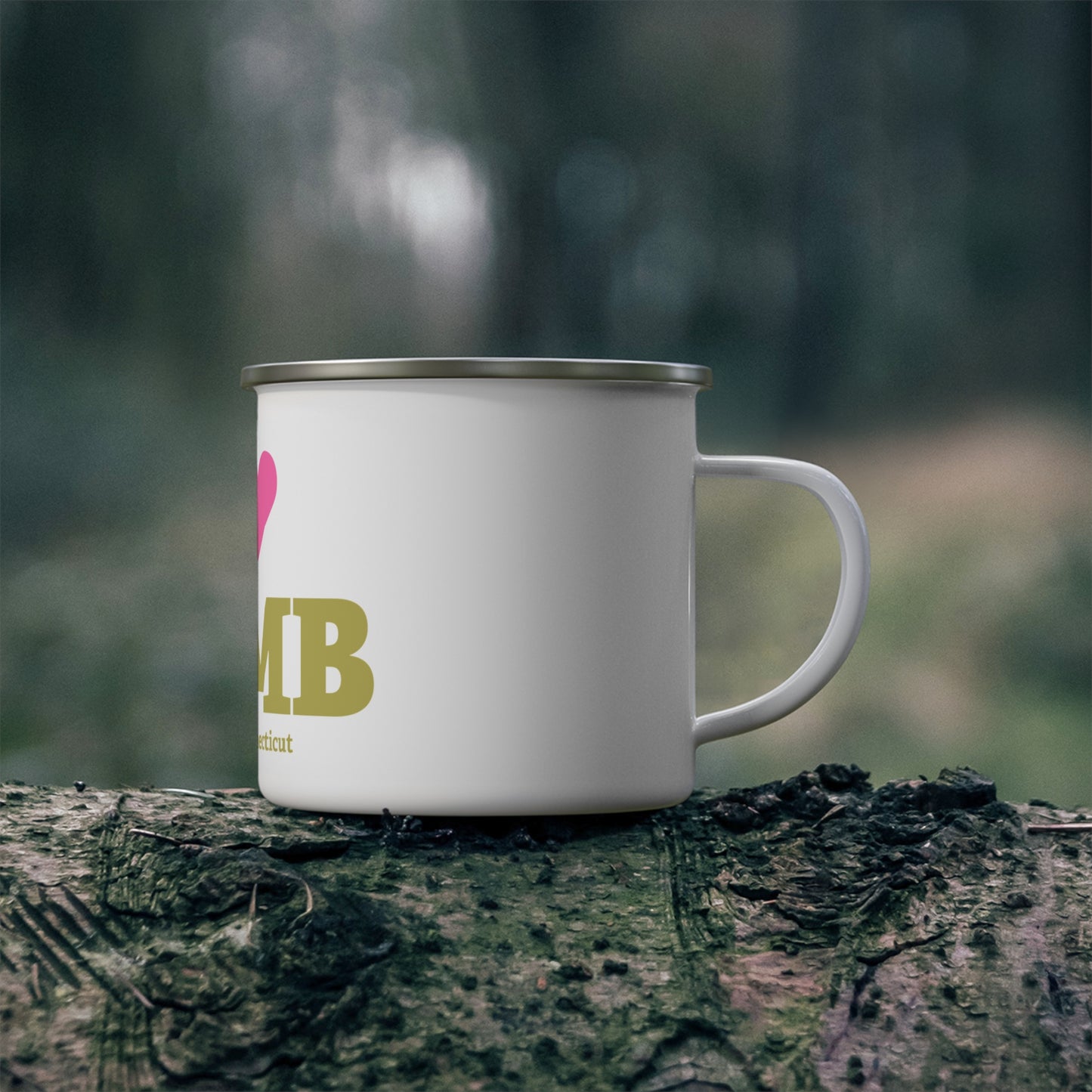 I Heart TRMB Enamel Camping Mug