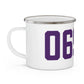 06906 Stamford Connecticut Zip Code Enamel Camping Mug