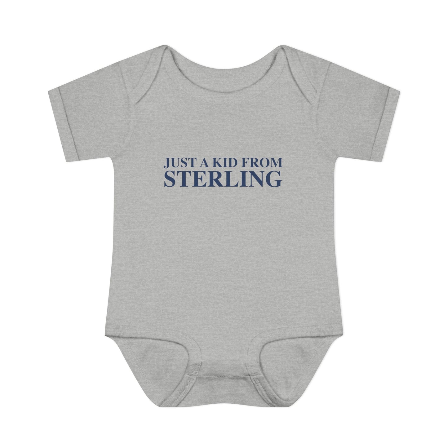 Just a kid from Sterling Infant Baby Rib Bodysuit