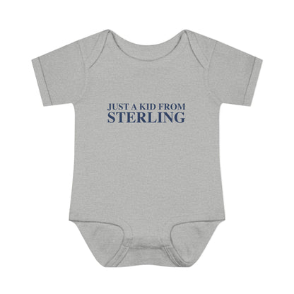 Just a kid from Sterling Infant Baby Rib Bodysuit