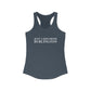 Just a kid from Burlington Women's Ideal Racerback Tank Top