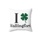 I Clover Wallingford Spun Polyester Square Pillow