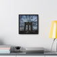 In the middle of the bridge Gallery Canvas Wraps, Square Frame