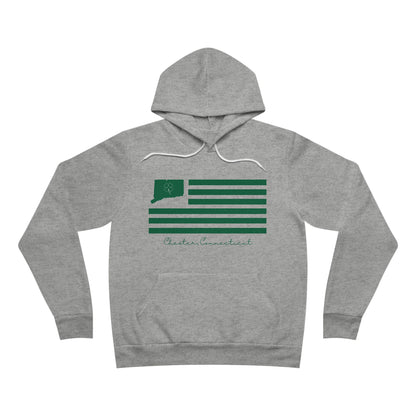 Chester Connecticut St. Patrick’s Day Flag Unisex Sponge Fleece Pullover Hoodie