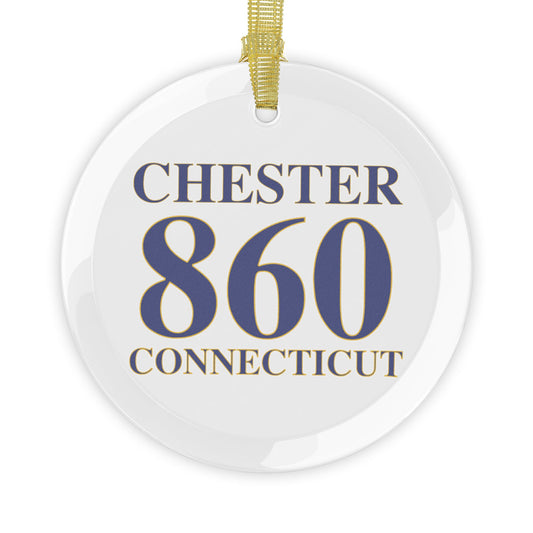 Chester 860 Connecticut Glass Ornaments