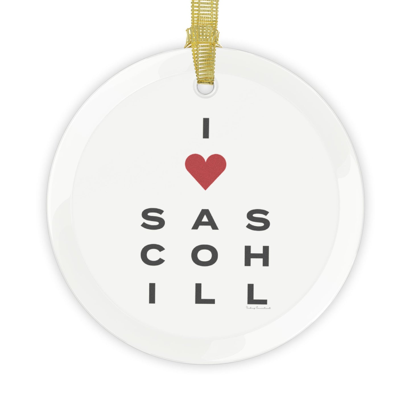 Sasco Hills Vision Glass Ornaments
