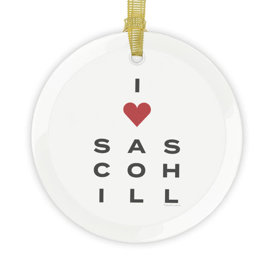 Sasco Hills Vision Glass Ornaments