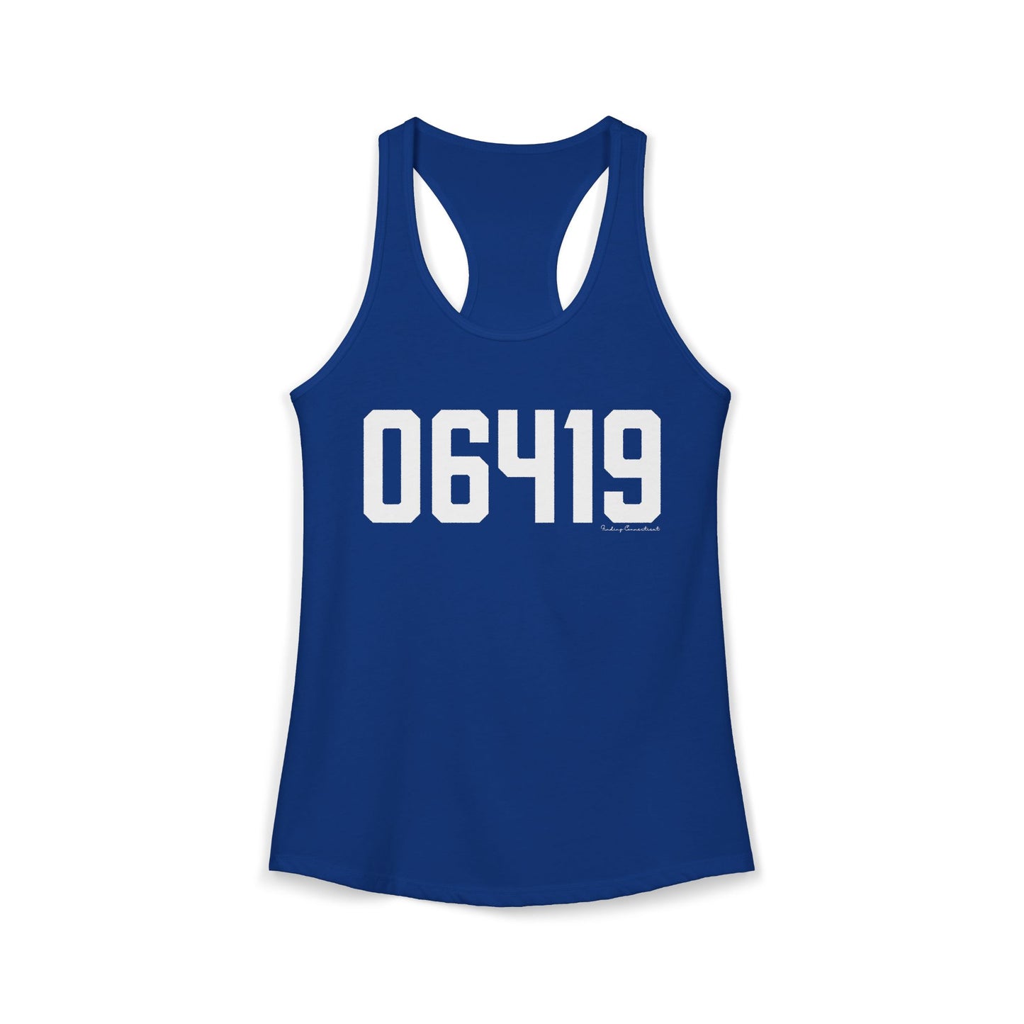 06419 Killingworth CT Zip Code Women's Ideal Racerback Tank Top