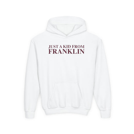 Just a kid from Franklin Youth Heavy Blend Hooded Sweatshirt