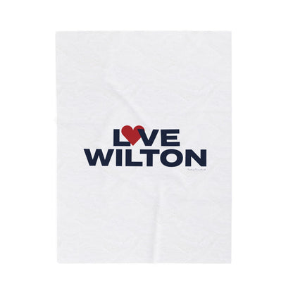 Love Wilton Velveteen Plush Blanket